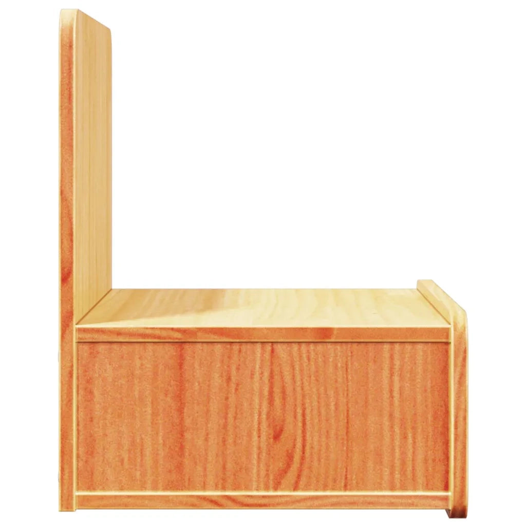 Comodino | Armadio da Notte | Mobiletto da notte con cassetto Marrone cerato 44 x 32,5 x 40 cm