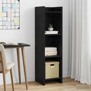 Libreria Rovere Nero 30 x 30 x 111 cm Legno ingegnerizzato 8011276
