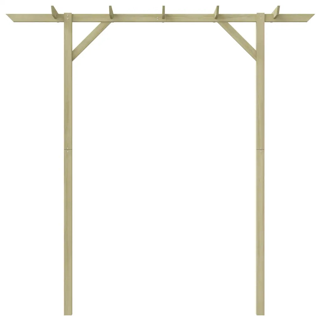 Pergolato da Giardino 205x40x203 cm in Legno 41663