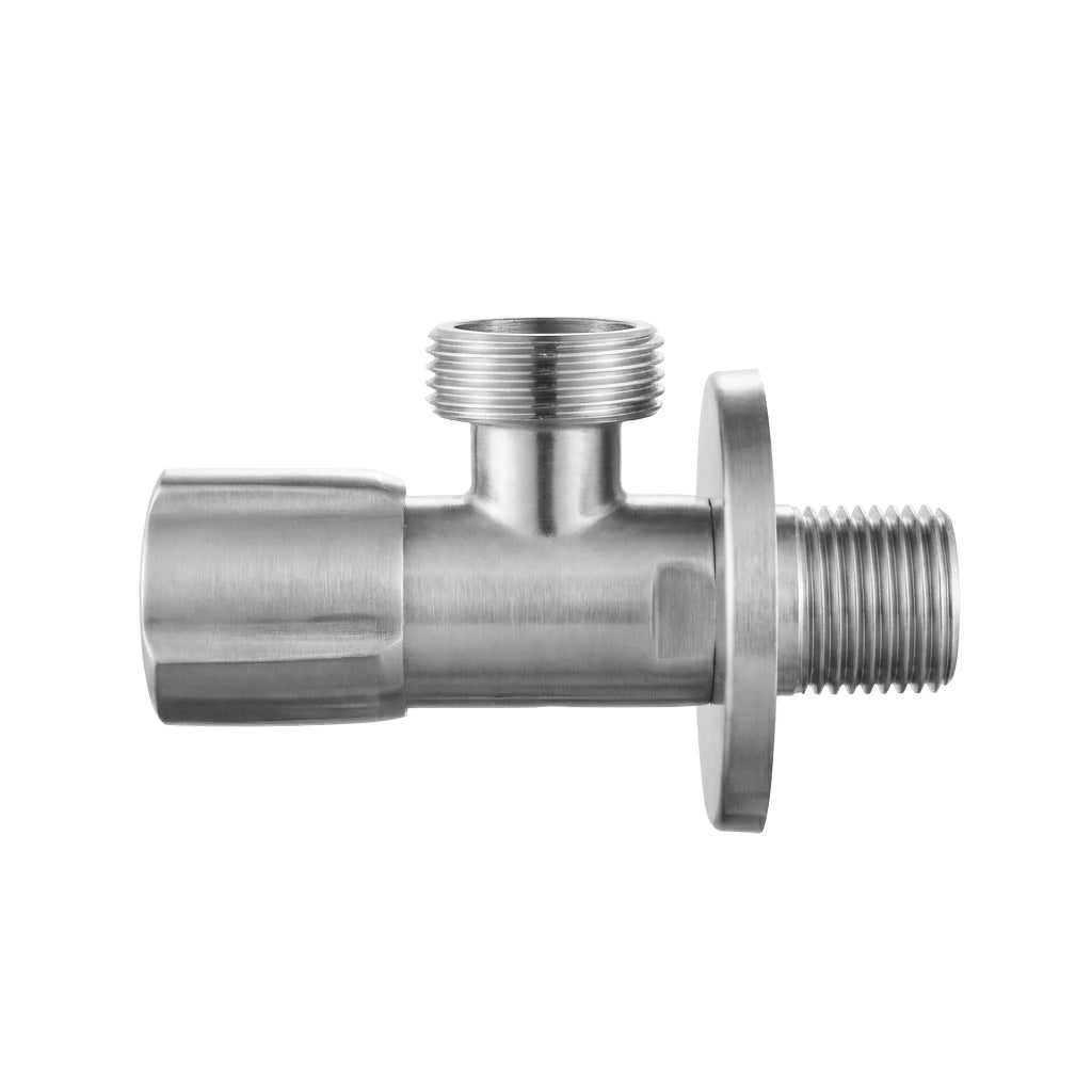 Valvola Ad Angolo 02 1/2" X 3/4" Brush Nickle