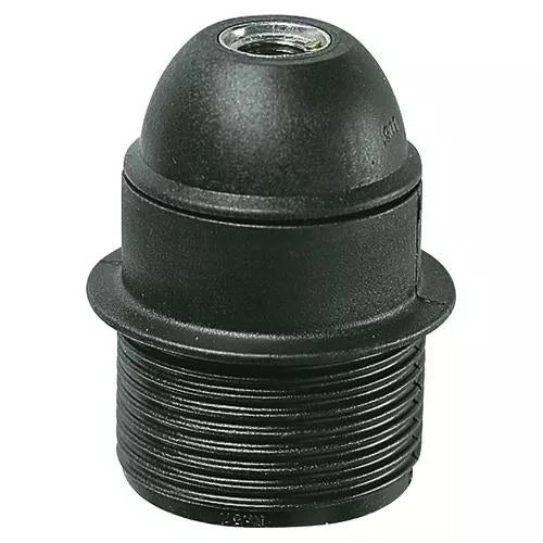 PORTALAMPADA E27 M10X1 CM/PFIL. NERO