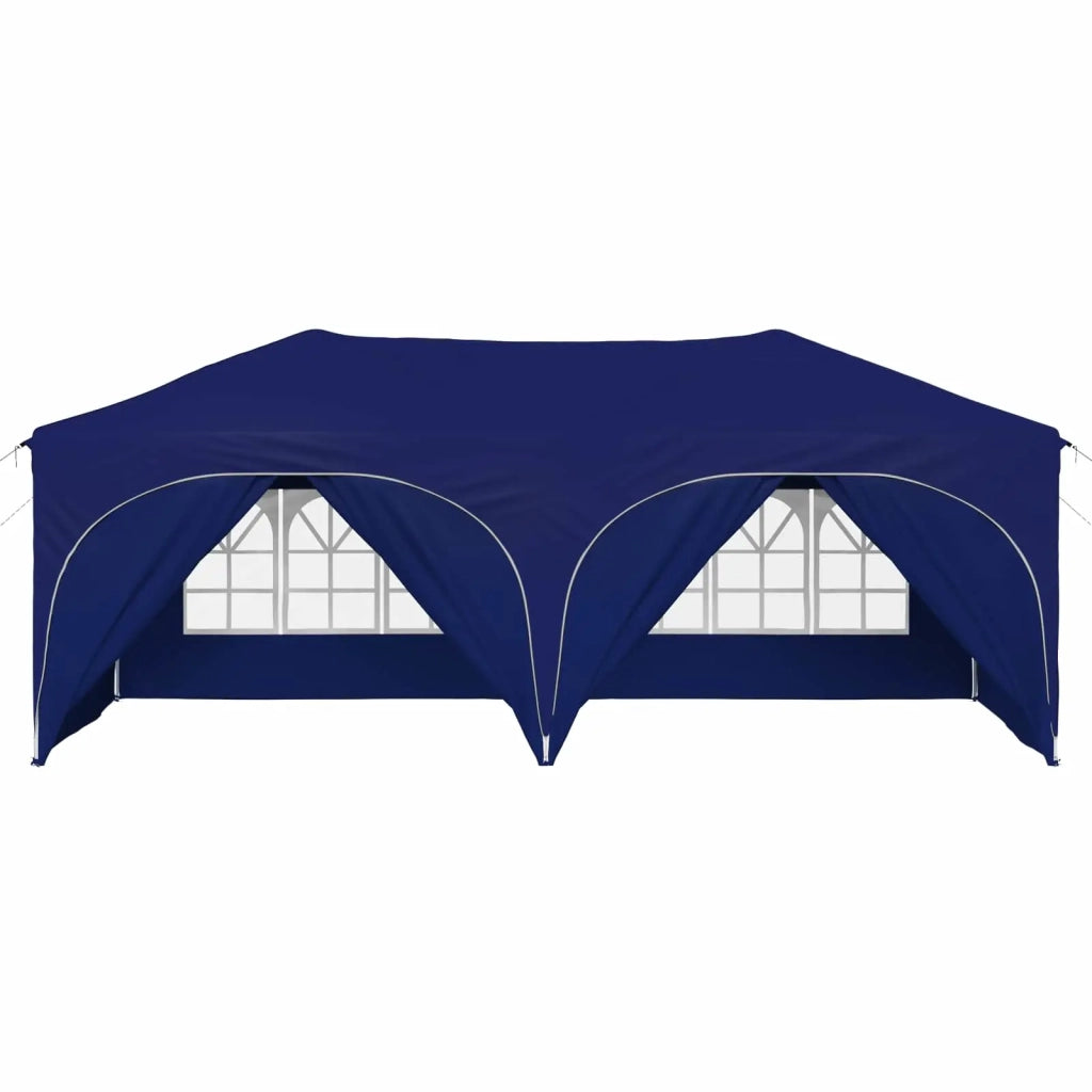 Tenda per feste a pop-up-Gazebo Blu 575 x 288 x 245 cm Tessuto Oxford 902916