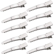 Klemme per Capelli 50 pezzi - Manico per Capelli 45 mm - Ideale per Fai da Te e Accessori Capelli