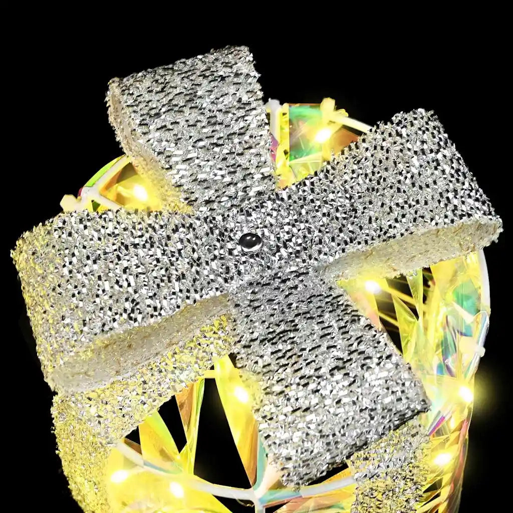 Decorazione Scatola Regalo con 60 LED 3 pcs 20 x 20 x 20 cm PET 42019088