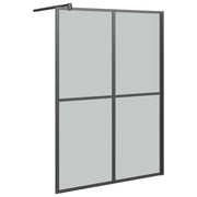 Cabina Doccia 140x195 cm con Vetro Temperato Scuro CFW4028136