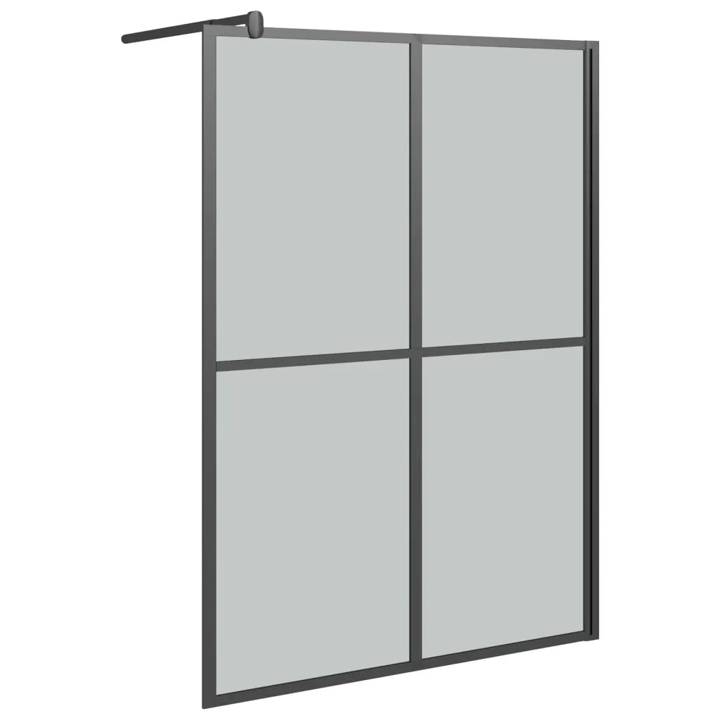 Cabina Doccia 140x195 cm con Vetro Temperato Scuro CFW4028136