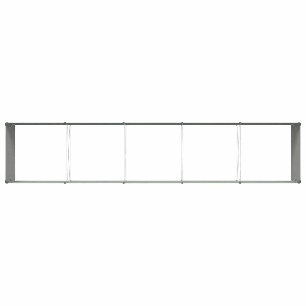Fioriera | Cassetta per fiori | Vaso Verde Pastello 480 x 100 x 45 cm Acciaio zincato
