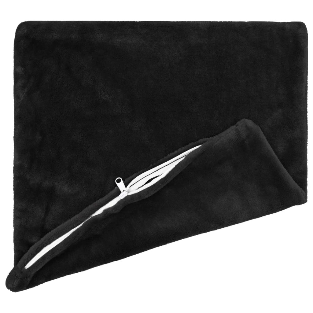 Federa 2 pcs HEERLEN Nero 40 x 40 cm Flanella 908722