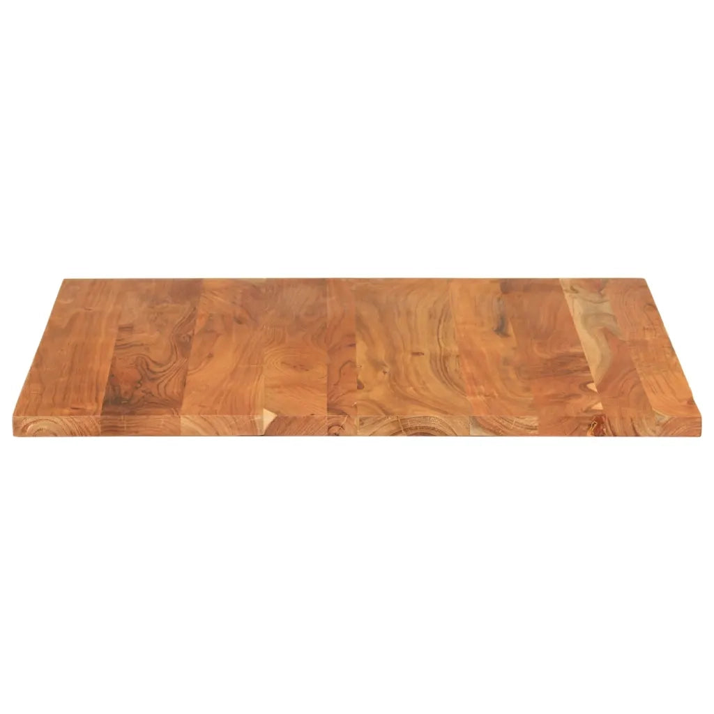Piano per Tavolo 80x80x2,5 cm Quadrato Legno Massello di Acacia 370938