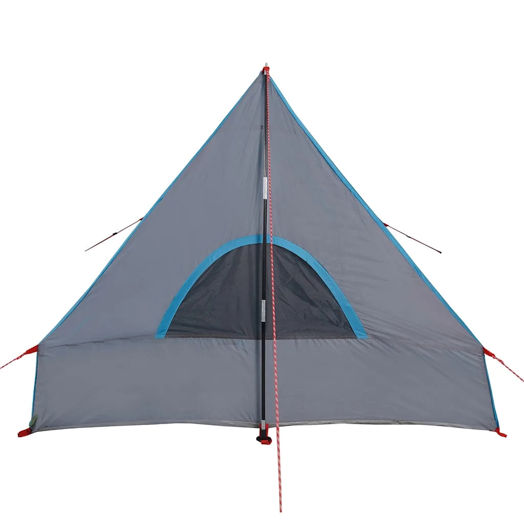 Tenda da Campeggio Telaio ad A per 2 Persone Blu Impermeabile 94756