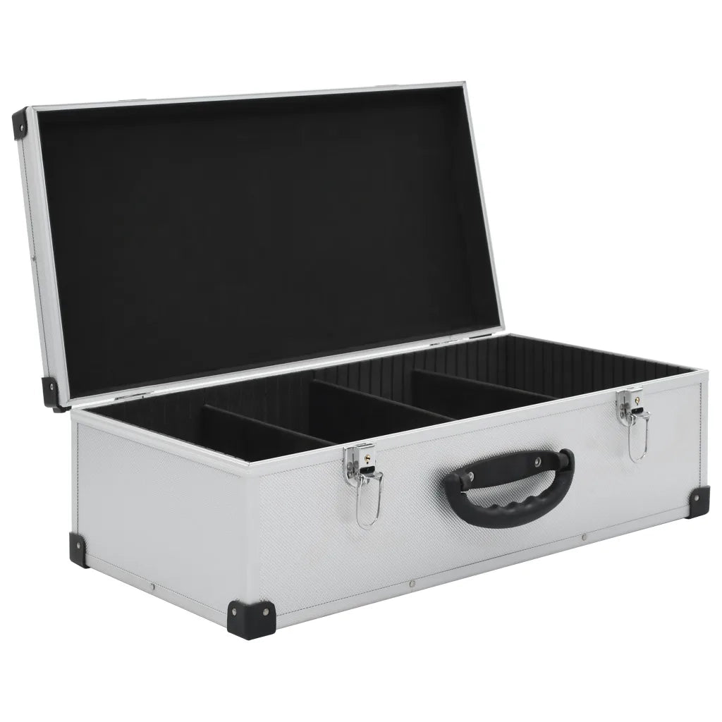 Custodia CD per 80 CD in Alluminio ABS Argento CFW5477041