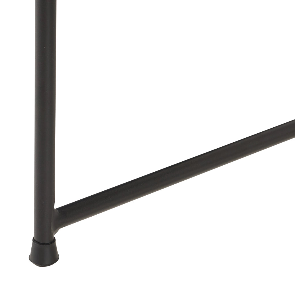 Poltrona Utsjoki con Cuscino Imbottito Sedia Relax 90 x 61 x 70 cm Nero / Beige [en.casa]