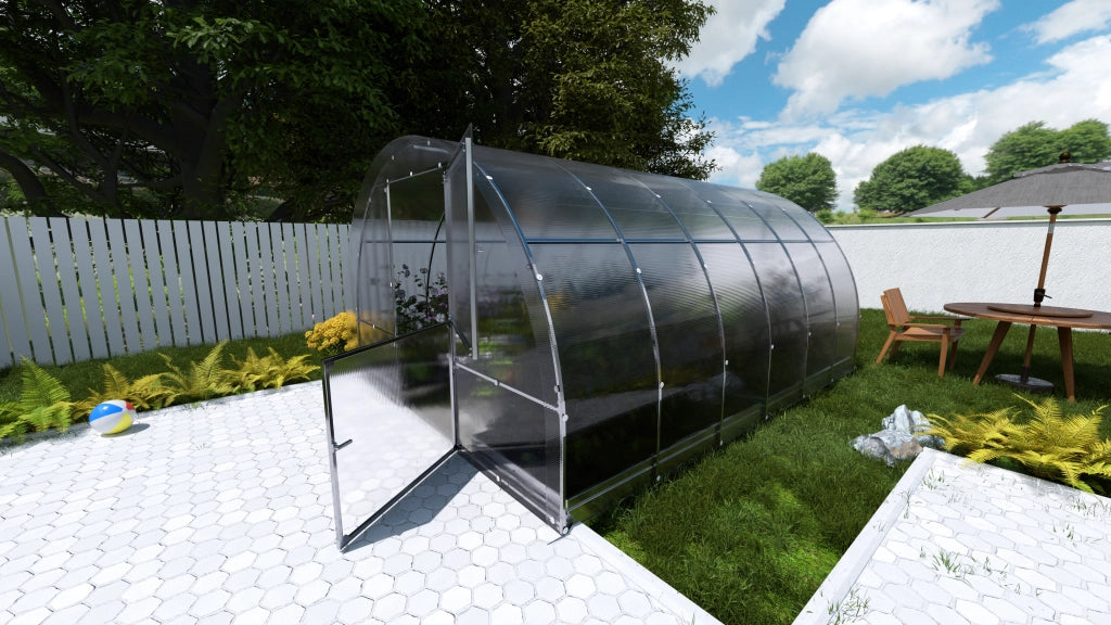 Serra da giardino KLASIKA EASY 3 x 4 m (12 m²), 6 mm con rivestimento in policarbonato
