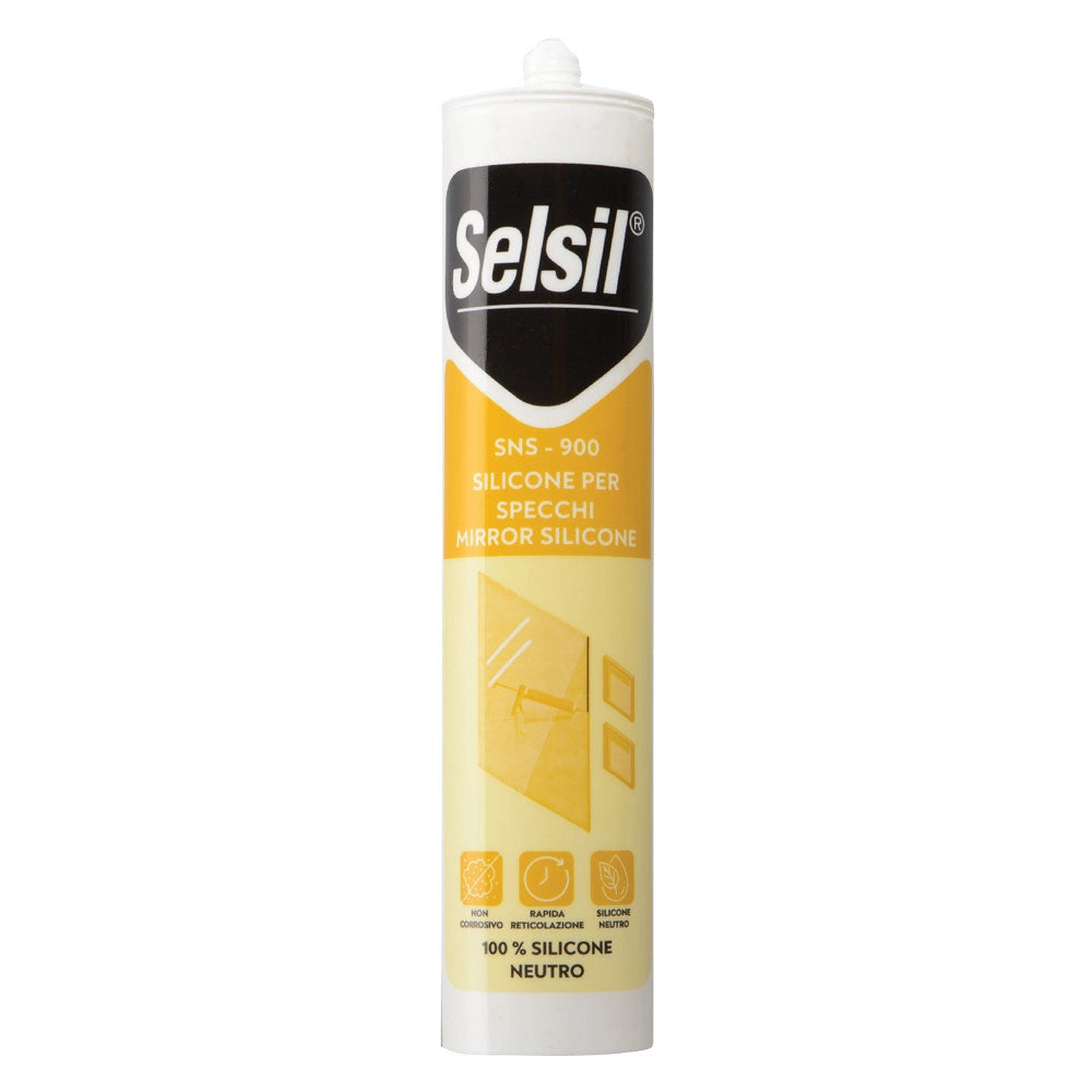 12pz silicone neutro per specchi 'sns' trasparente ml 310 cod:ferx.9007730nlm