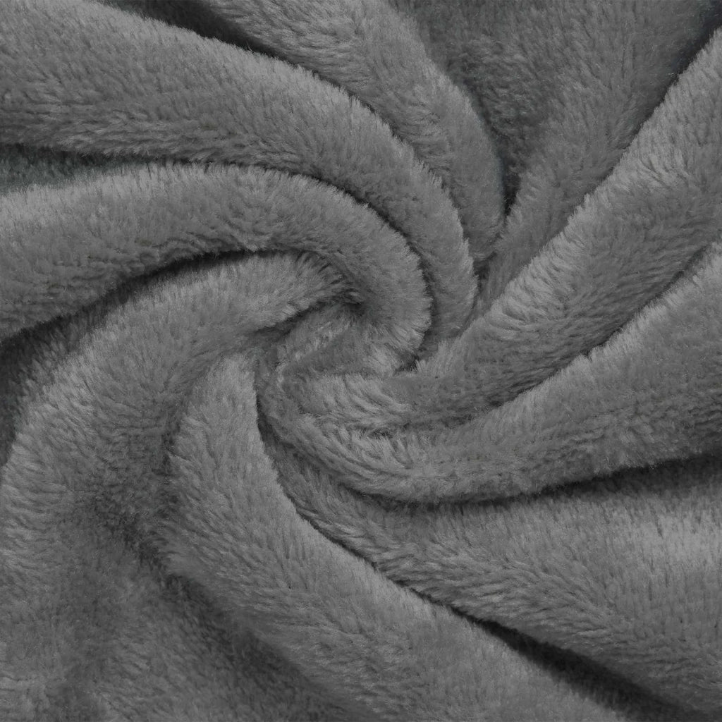 Accappatoio senza Cappuccio Grigio scuro xxxl Flanella 42017278
