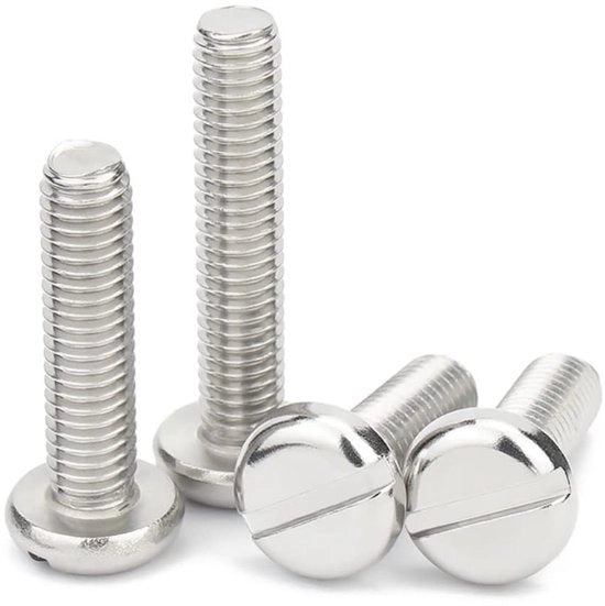 Viti di Accoppiamento in Acciaio Inossidabile M8x20mm - Viti a Testa a Tondino - Elementi di Collegamento - Duraturo - 10 Pezzi - Resistenti alle Sollecitazioni e Corrosione - Viti di Accoppiamento