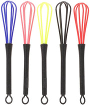 Set di 5 pezzi di filo per parrucca in plastica, colorato, per la creazione di acconciature con bocchetta per capelli, per la miscelazione di salsa ceramica (colore casuale)