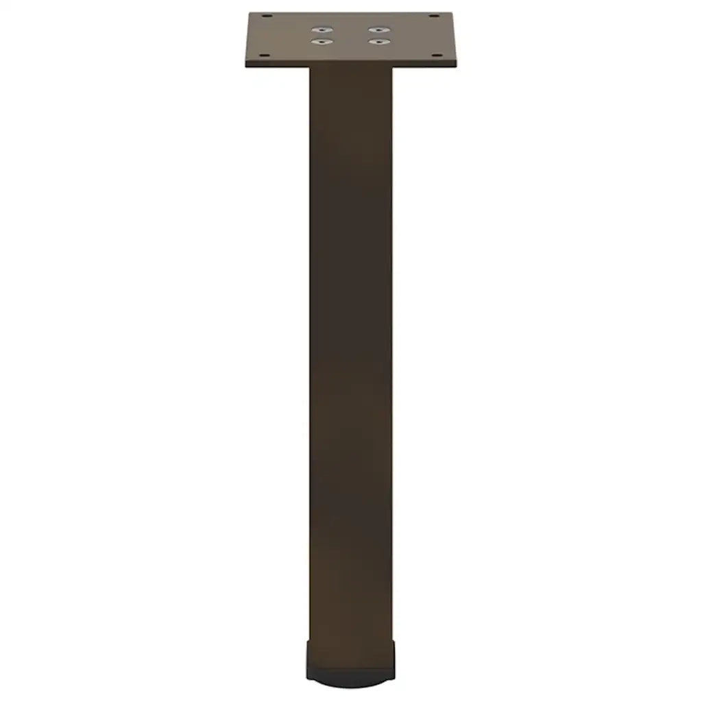 Gambe per Tavolino da Caffè 4 pz in Acciaio Naturale 42-44 cm Acciaio 4012455