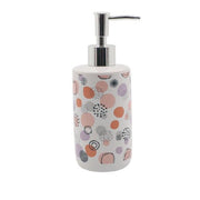 Trade Shop - Dispenser Porta Sapone Liquido Sfere Astratte Multicolore Per Arredo Bagno 87077 -