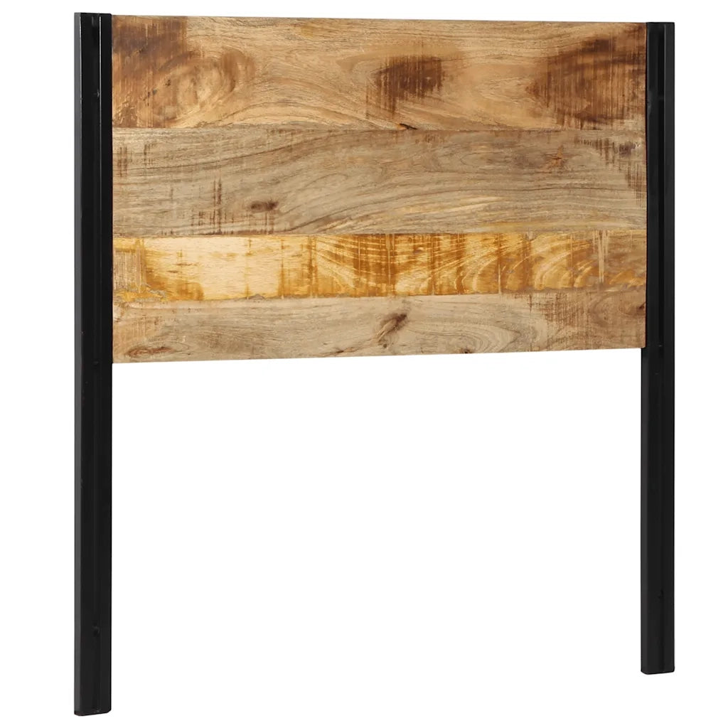 Testiera | Testata 100 cm in Legno Massello di Mango e Ferro