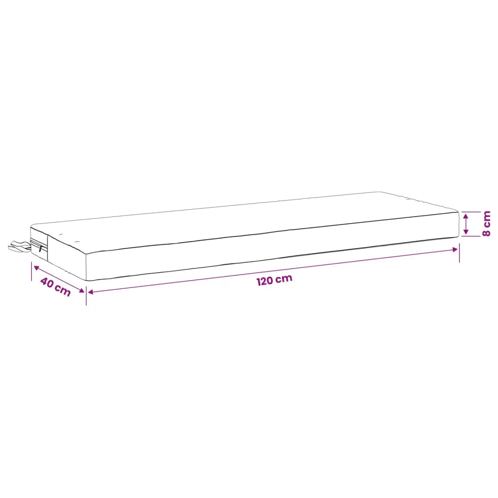 Cuscino per panchina SOEST 100% Poliestere Multicolore 949754