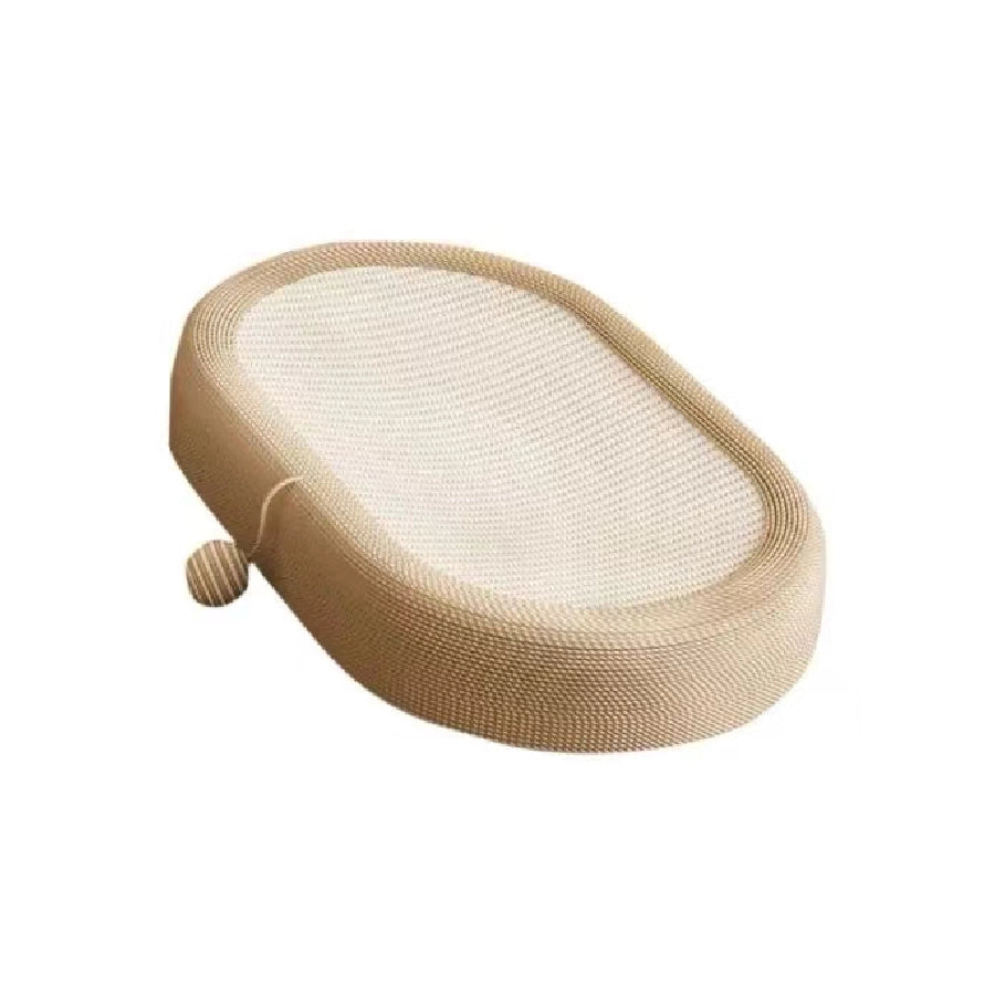 Tiragraffi per gatti CALETA a forma di ciotola 2 in 1 in sisal 64 x 44 x 12 cm