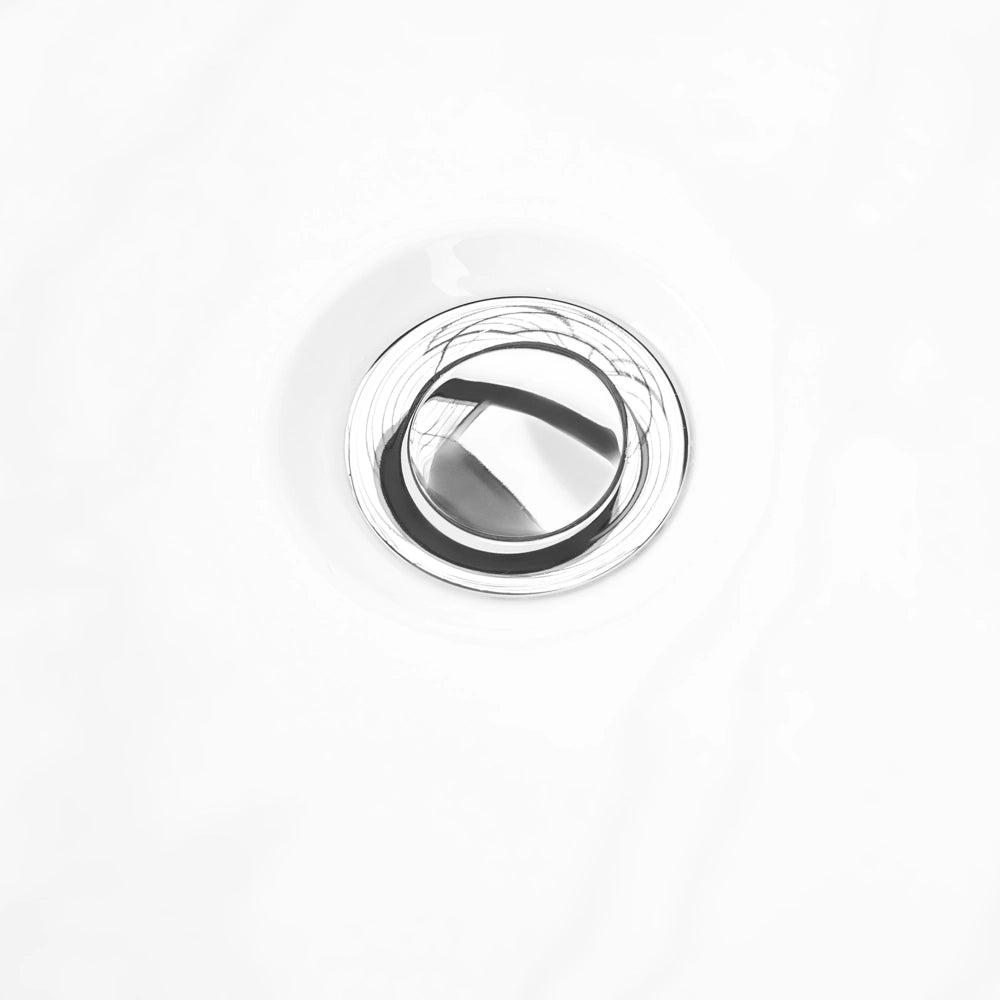 Vasca da bagno freestanding in acrilico bianco 168 cm design moderno forma ovale