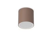 TECHO ROUND FARETTO DA SOFFITTO PER ESTERNO IP54 1 LUCE GU10 D.15CM COFFEE