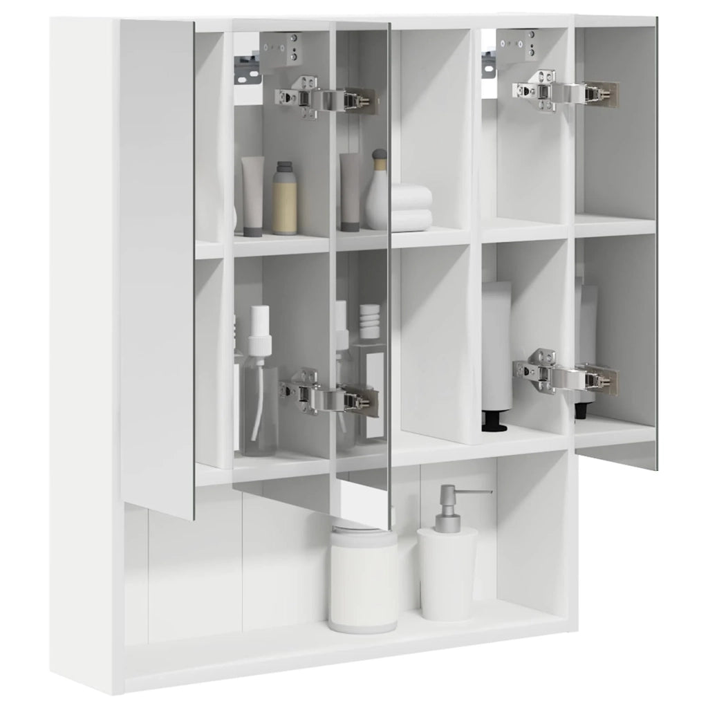 Mobiletto per specchio da bagno Bianco 60 x 14.5 x 70 cm 889183