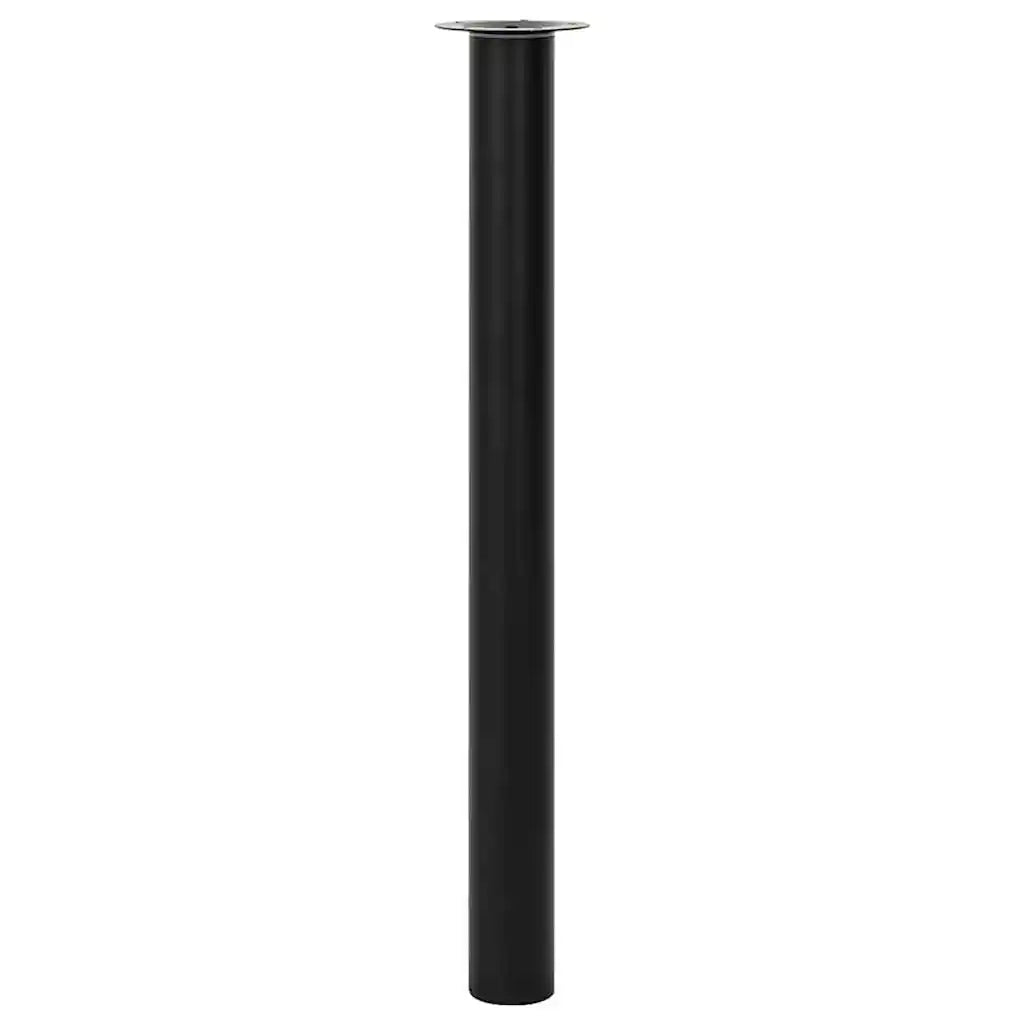 Gambe Telescopiche per Tavolo 2 pz Nere 710 mm-1100 mm 242153