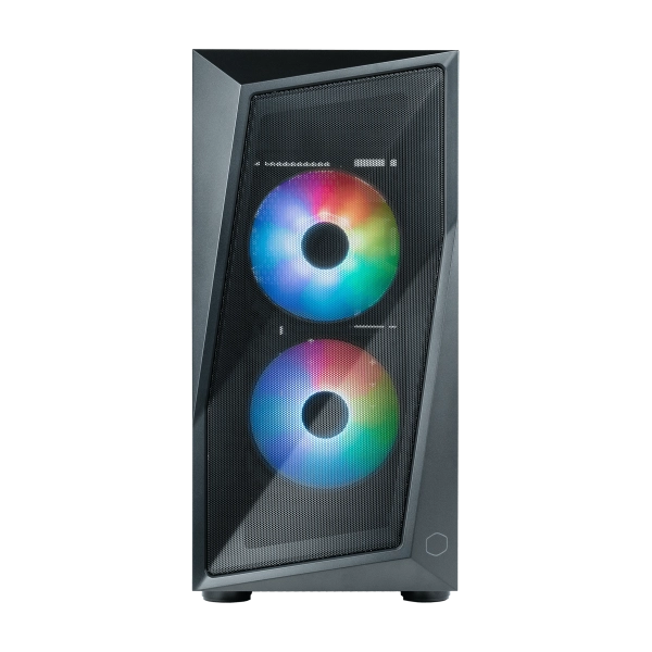 "Case CMP 320- USB3.2+USB2.0-2x2.5""/3.5""HDD 2x2.5""SSD-2x120mm ARGB Front Fans-Rad. Supp.-NO PSU"