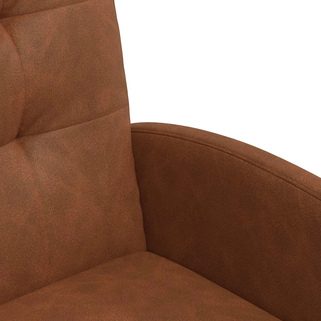 Sedie da Pranzo con Ruote 2 pz | Sedie da cucina Marrone 58 x 67 x 97 cm