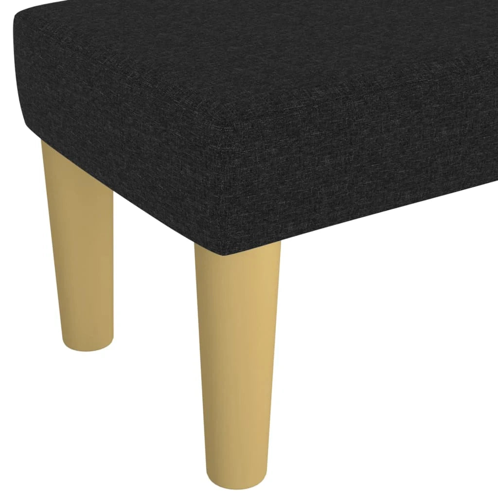 Panca 100 x 30 x 30 cm tessuto nero 02_0010609