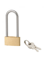 Lucchetto ECO in ottone 30 mm con arco alto 44 mm in acciaio, 2 chiavi – SERRUPRIX