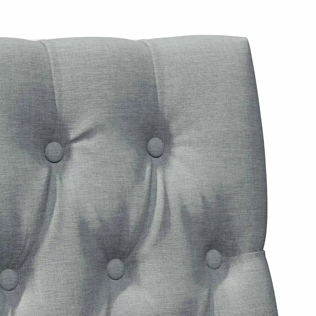 Testiera | Testata imbottita Grigio chiaro 90 cm Pino massello