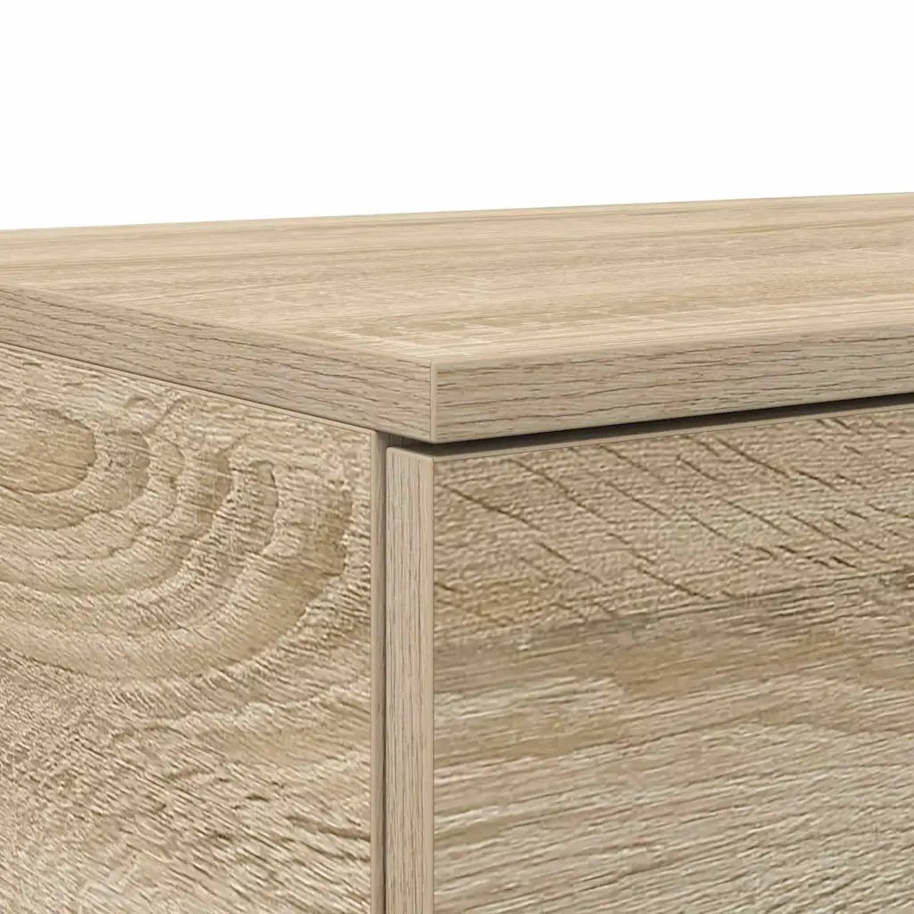 Cassetti per letto | Comodino | Armadio da Notte | Mobiletto da notte Rovere Sonoma 75 x 36,5 x 16,5 cm