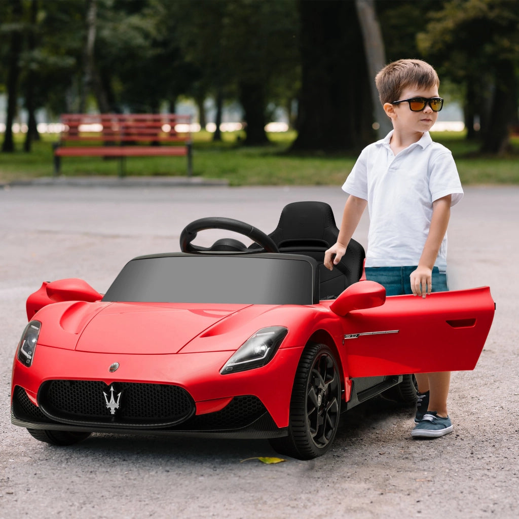 Auto Elettrica Maserati MC20 12V ¨C Xylo ¨C Rosso con Telecomando LED Musica 3-6 Anni