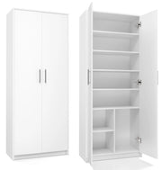 Scaffale OLIV 2d bianco libreria moderna