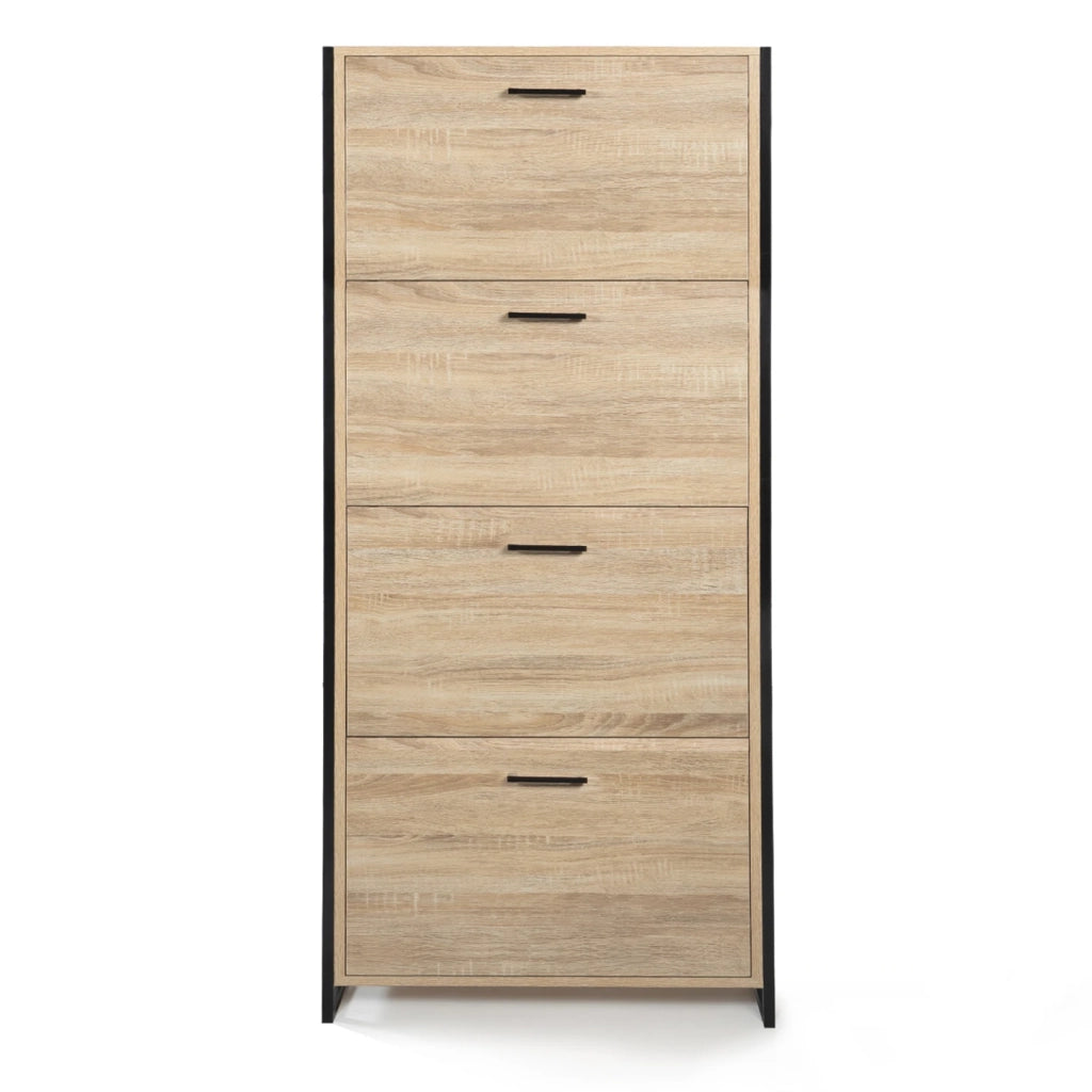 IDMarket - Scarpiera LUIS 4 ante design industriale