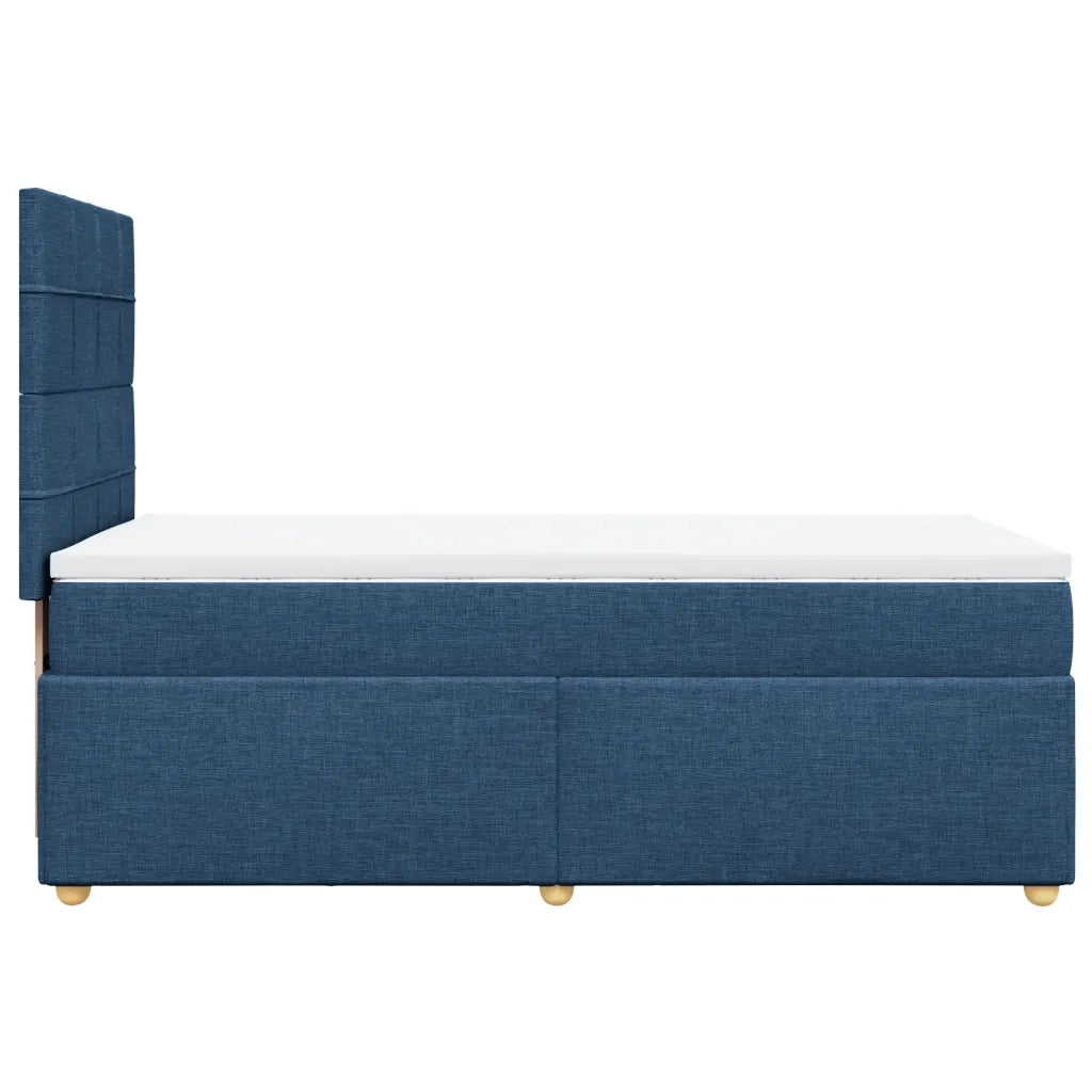 Giroletto a Molle con Materasso Blu 100x200 cm in Tessuto 3291197