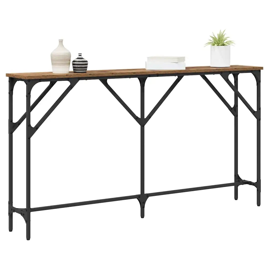 Tavolo consolle Legno vecchio 140 x 23 x 75 cm 871333