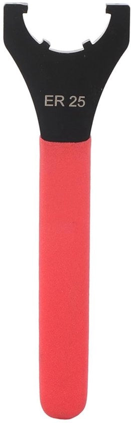 Spazzola a mano preciso ER25-B/T2 - Manico ergonomico - Acciaio inox di alta qualità - Durezza 44-48 HRC - Diametro fisso