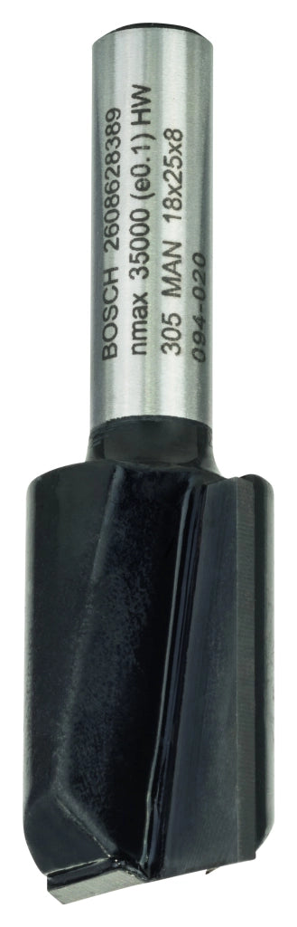 2608628389 - Fresa dritta, 8 mm, D1 18 mm, L 25 mm, G 56 mm 8 mm, D1 18 mm, L 25 mm, G 56 mm