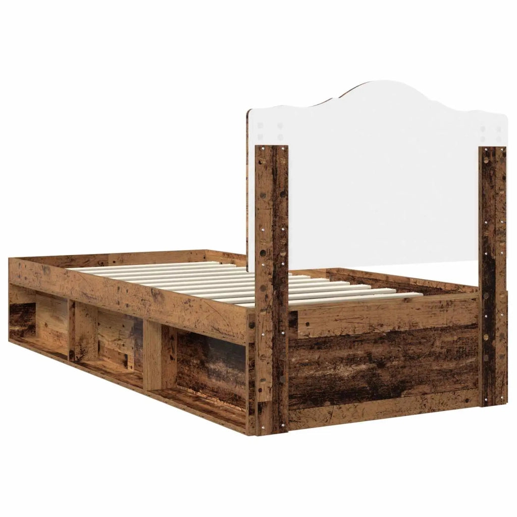 Struttura del letto Legno vecchio 100 x 200 cm Pino massello 3413351