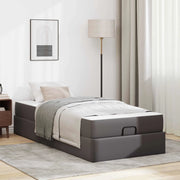 Struttura letto con materasso Altro 2 pcs Grigio PVC 3399407
