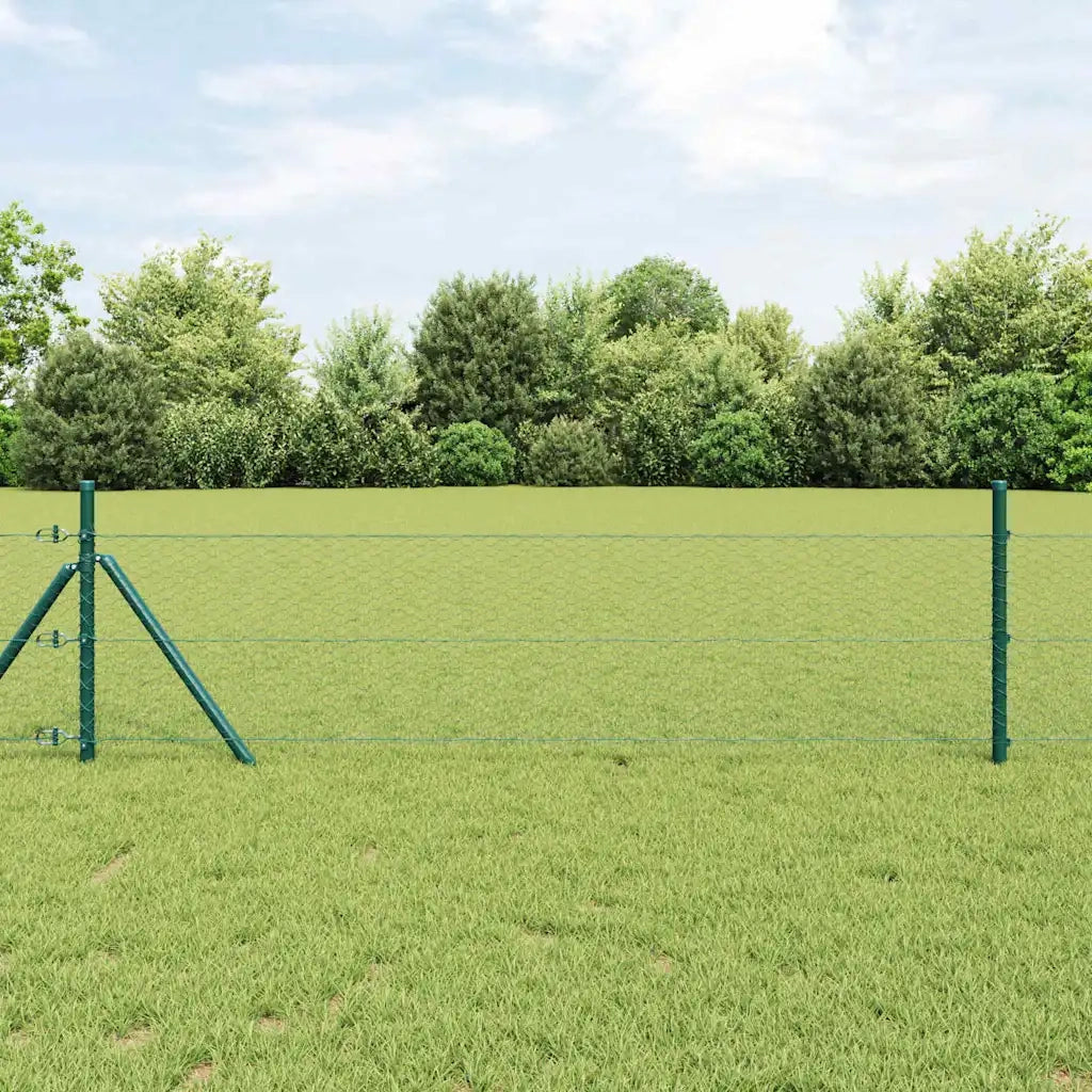 Palo della recinzione Verde 100 x 0,5 m (rete da 25 mm)