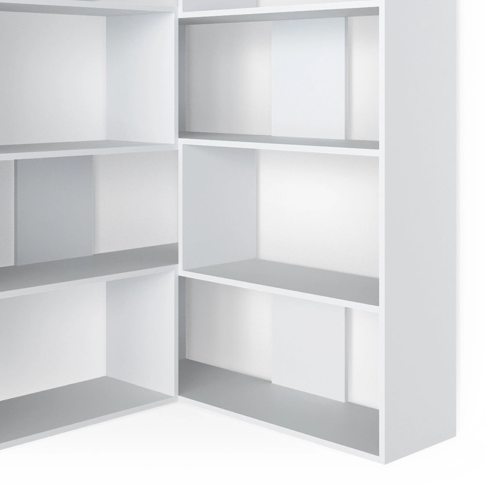 Vicco Scaffale angolare Bianco 170 x 142.4 cm