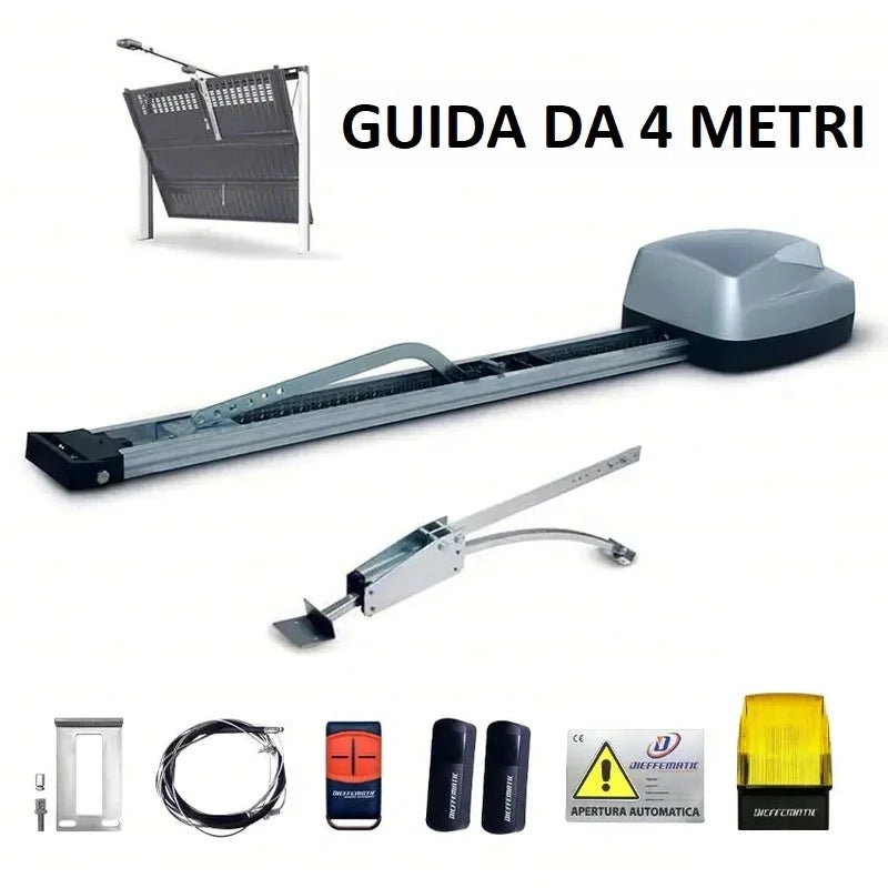 KIT AUTOMAZIONE PORTE BASCULANTI CONTRAPPESI + ACCESSORI COMPATIBILE CON KESSER
