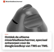 Mixerblad protezione molto resistente - Copertura - Coperchio - Anti-accartocciamento - Sostituzione per TM5/TM6 - Materiale ABS di alta qualità - Coperchio per impastare