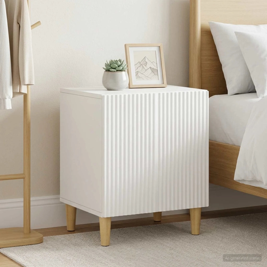 Armadio da Notte 2 pcs Bianco 43 x 34,5 x 50 cm 894566